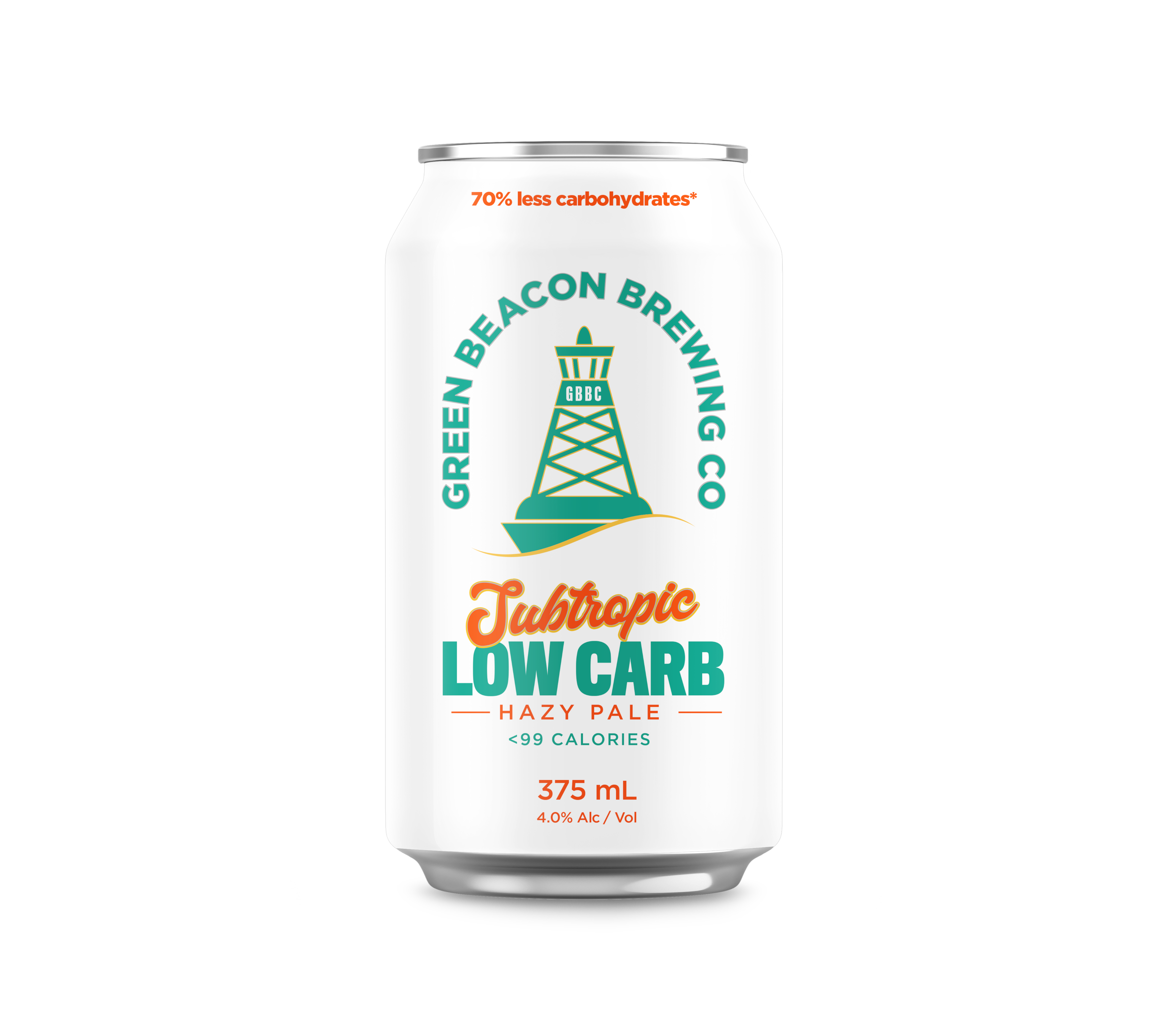 Green Beacon Subtropic Low Carb Hazy Pale Ale Green Beacon Brewing Co.