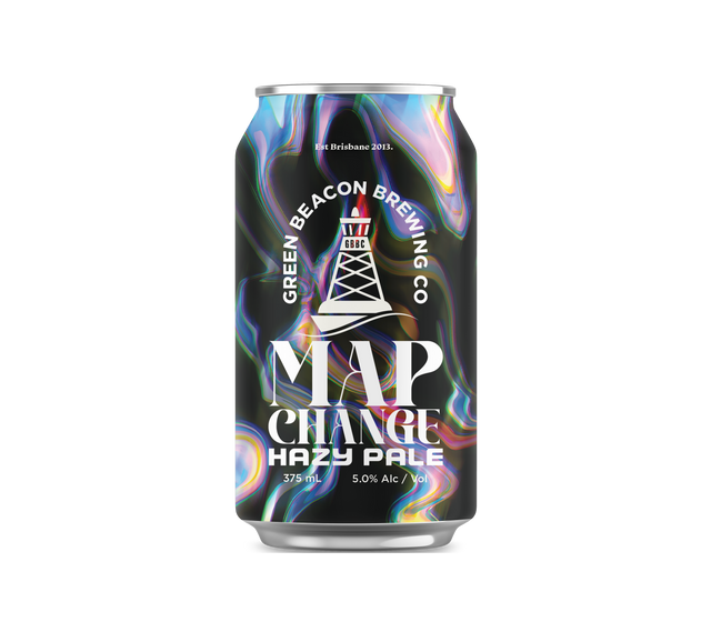 Green Beacon Map Change Hazy Pale Ale Green Beacon Brewing Co.