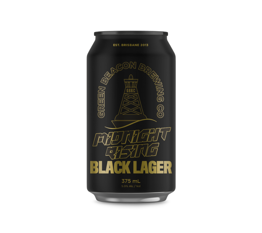 Green Beacon Midnight Rising Black Lager – Green Beacon Brewing Co.