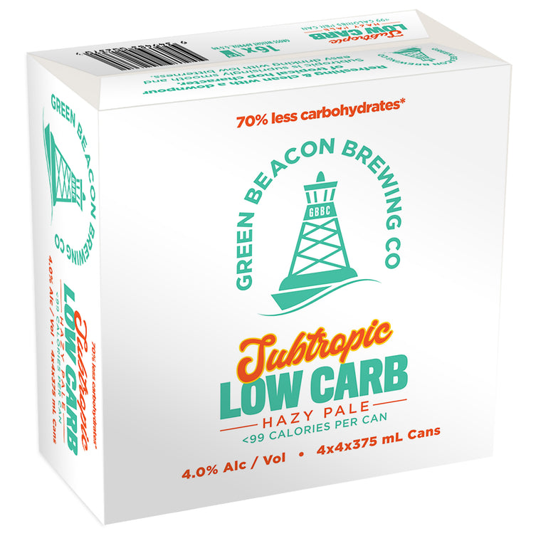 Green Beacon Subtropic Low Carb Hazy Pale Ale Green Beacon Brewing Co.